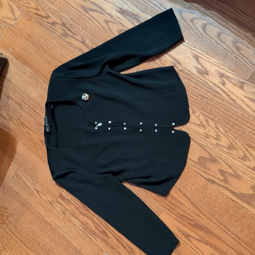 St. John Santana knit basic jacket 14